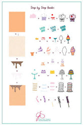 Sweet Stuff (CjS-54) - Clear Jelly Stamping Plate